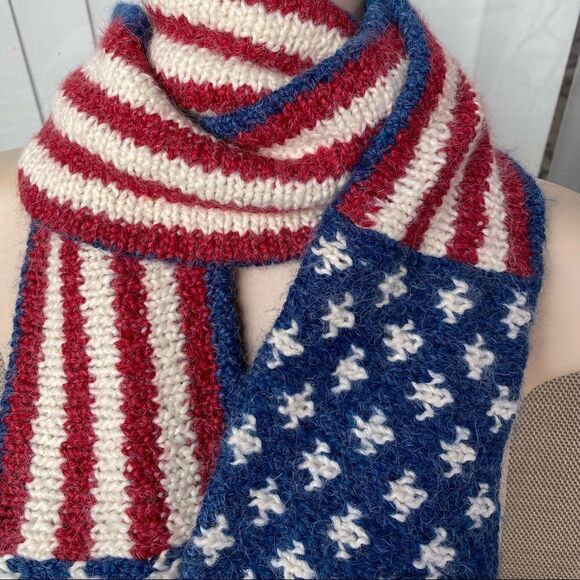 Peruvian trading Co. knit scarf nwot - Picture 2 of 8